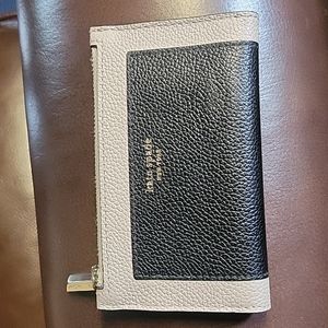 Black and tan small wallet 3.25x5.5